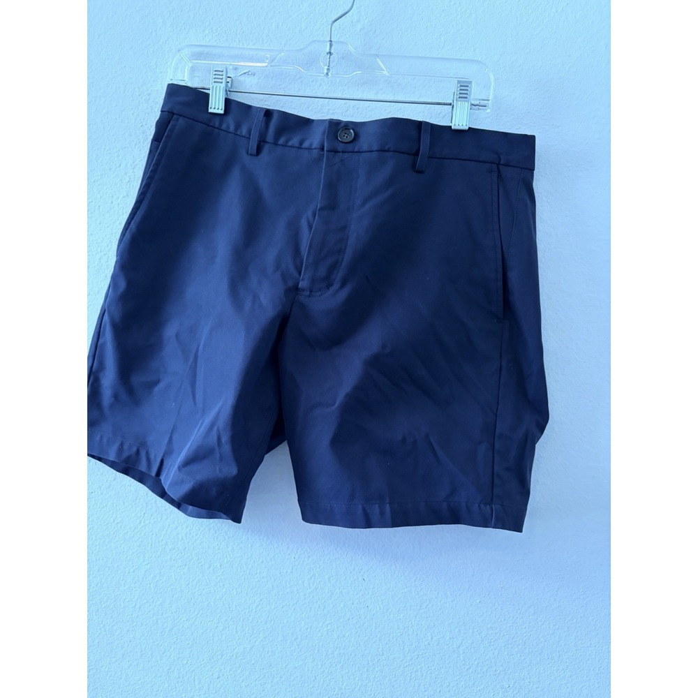 7 For All Mankind Men's Navy Blue Performance Golf Shorts Size 32 Casual